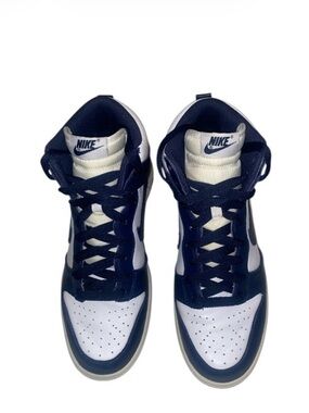 Nike High-Top Sneakers in Navy and White